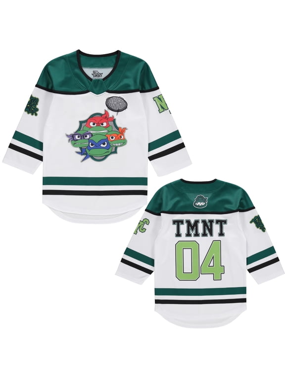 Teenage Mutant Ninja Turtles TMNT Boys Long Sleeve Hockey Jersey
