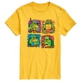thumbnail image 1 of Teenage Mutant Ninja Turtles - TMNT Bricks - Men's Short Sleeve Graphic T-Shirt, 1 of 5