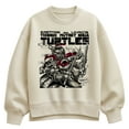 thumbnail image 1 of Teenage Mutant Ninja Turtles - TMNT Comic - Ladies Oversized Fleece Crew Sweatshirt, 1 of 3