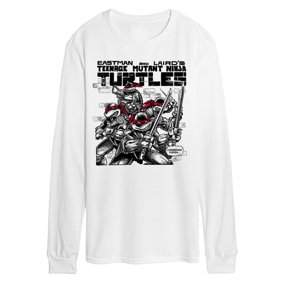 Teenage Mutant Ninja Turtles - TMNT Comic - Men's Long Sleeve Graphic T-Shirt