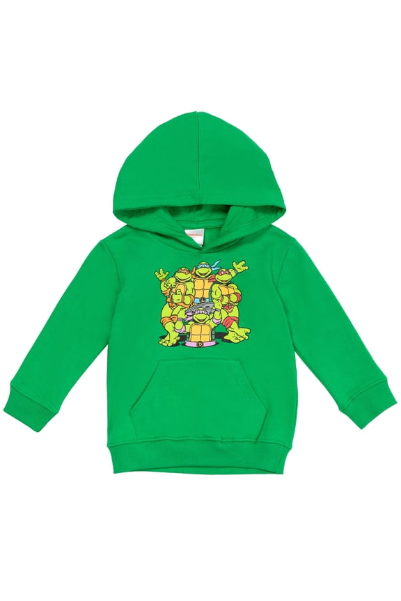 TMNT Donatello Raphael Leonardo Big Boys Fleece Pullover Hoodie Toddler to Big Kid
