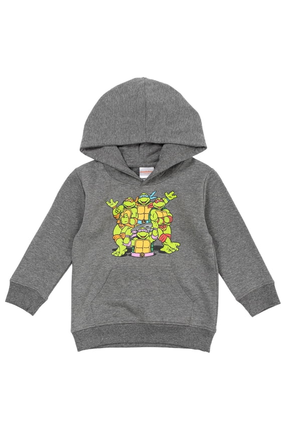 TMNT Donatello Raphael Leonardo Little Boys Fleece Pullover Hoodie Toddler to Big Kid