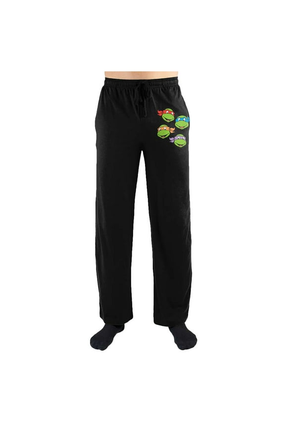 Teenage Mutant Ninja Turtles TMNT Four Brothers Print Men's Sleepwear Sleep Pajama Pants Small