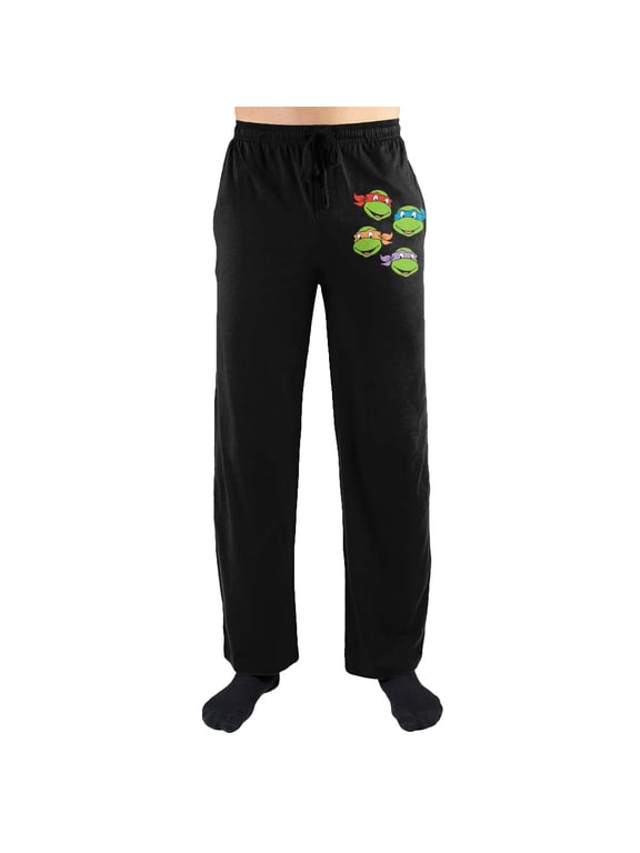 Teenage Mutant Ninja Turtles TMNT Four Brothers Print Men's Sleepwear Sleep Pajama Pants Small
