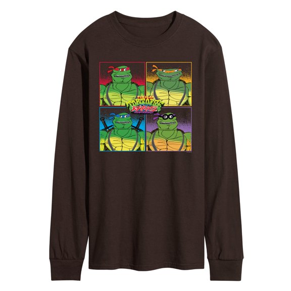 Teenage Mutant Ninja Turtles - TMNT Group - Men's Long Sleeve Graphic T-Shirt