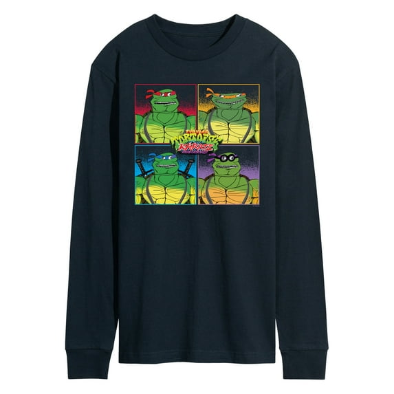 Teenage Mutant Ninja Turtles - TMNT Group - Men's Long Sleeve Graphic T-Shirt