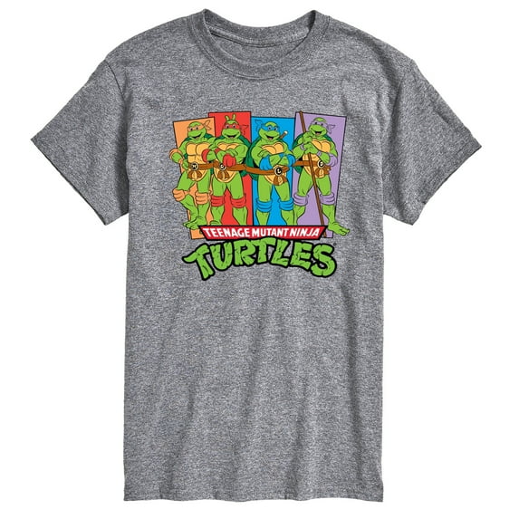 Teenage Mutant Ninja Turtles - TMNT Group - Men's Short Sleeve Graphic T-Shirt