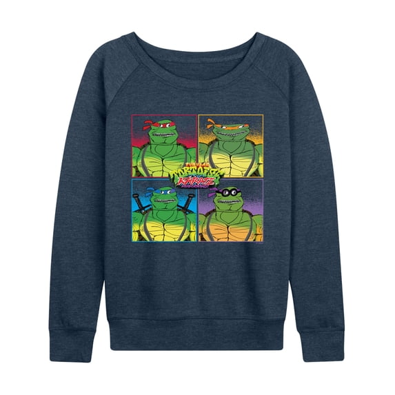 Teenage Mutant Ninja Turtles - TMNT Group - Women's French Terry Long Sleeve Pullover