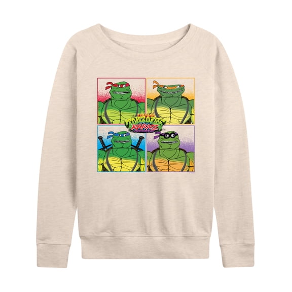 Teenage Mutant Ninja Turtles - TMNT Group - Women's French Terry Long Sleeve Pullover