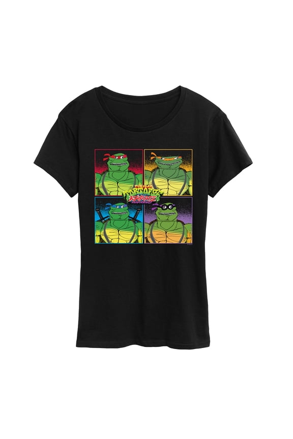 - TMNT Group - Women's Short Sleeve Graphic T-Shirt