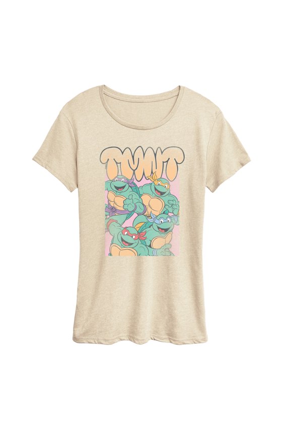 - TMNT Group - Women's Short Sleeve Graphic T-Shirt