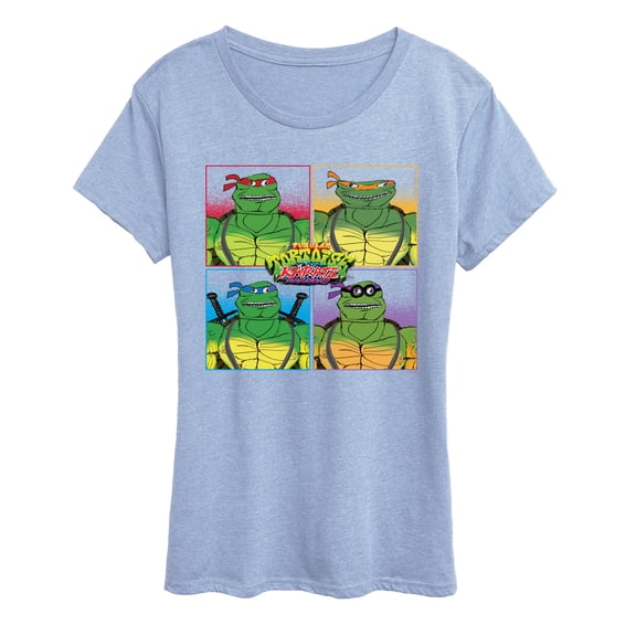 Teenage Mutant Ninja Turtles - TMNT Group - Women's Short Sleeve Graphic T-Shirt