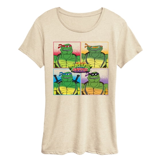 Teenage Mutant Ninja Turtles - TMNT Group - Women's Short Sleeve Graphic T-Shirt