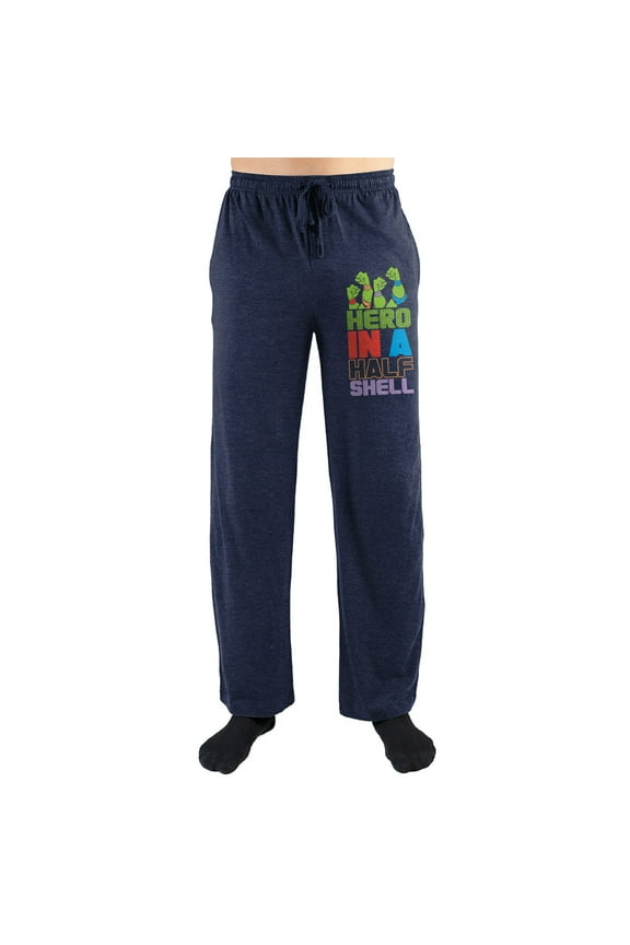 Teenage Mutant Ninja Turtles TMNT Hero In A Half Shell Print Men's Sleepwear Sleep Pajama Pants Medium