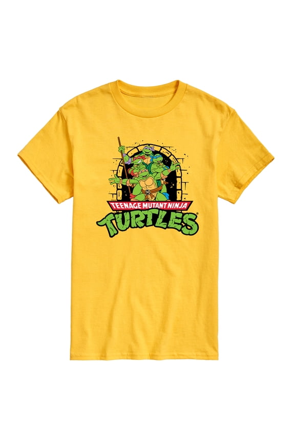 - TMNT Logo Character Group - Men's Short Sleeve Graphic T-Shirt