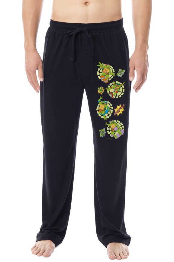 Teenage Mutant Ninja Turtles TMNT Men's Sleep Lounge Pajama Pants For Adults
