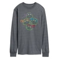 thumbnail image 1 of Teenage Mutant Ninja Turtles - TMNT Multicolor Linework - Men's Long Sleeve Graphic T-Shirt, 1 of 4