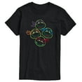thumbnail image 1 of Teenage Mutant Ninja Turtles - TMNT Multicolor Linework - Men's Short Sleeve Graphic T-Shirt, 1 of 4