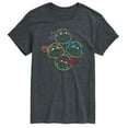 thumbnail image 1 of Teenage Mutant Ninja Turtles - TMNT Multicolor Linework - Men's Short Sleeve Graphic T-Shirt, 1 of 4