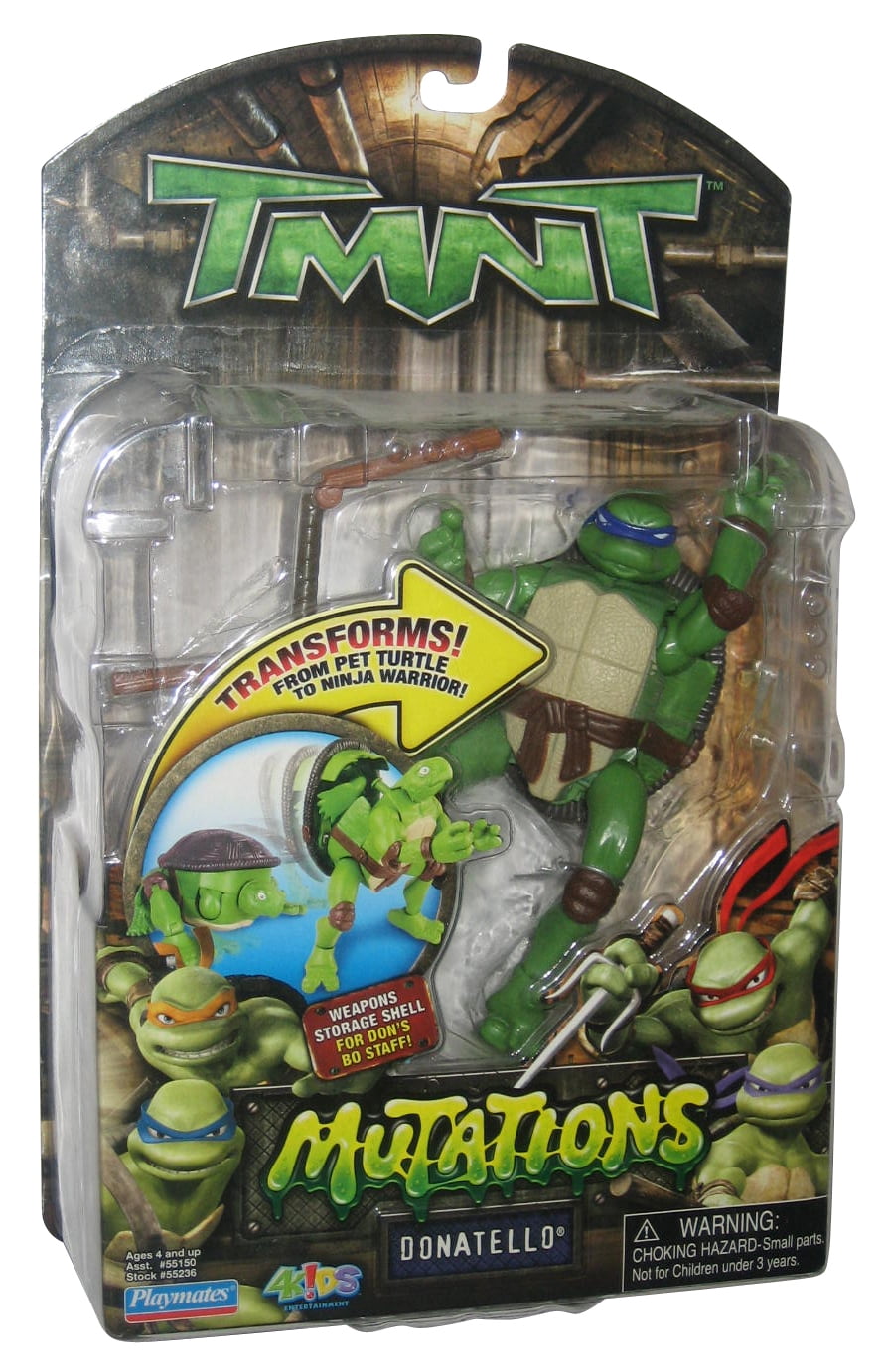 Figurine tortue Ninja TMNT DONATELLO rare 10cm mécanisme ok