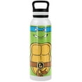 thumbnail image 1 of Teenage Mutant Ninja Turtles TMNT Official Leo Shell 24 oz Insulated Canteen Water Bottle, Leak Resistant, Vacuum Insulated Stainless Steel with Loop Cap, 1 of 7