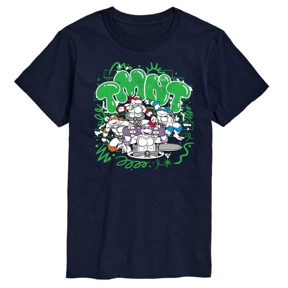 Teenage Mutant Ninja Turtles - TMNT Paint Logo - Men's Short Sleeve Graphic T-Shirt