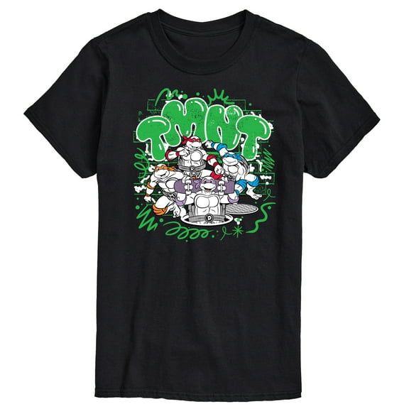 Teenage Mutant Ninja Turtles - TMNT Paint Logo - Men's Short Sleeve Graphic T-Shirt