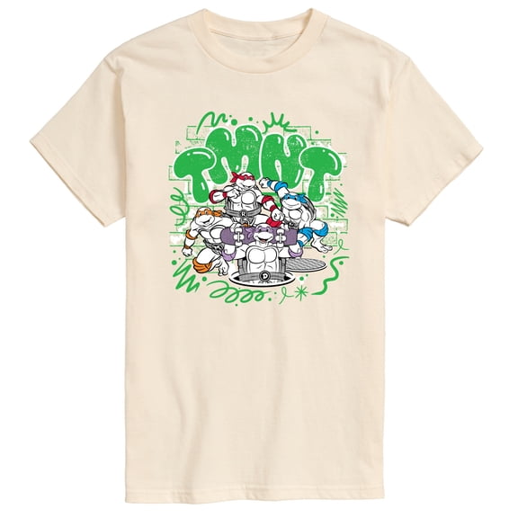 Teenage Mutant Ninja Turtles - TMNT Paint Logo - Men's Short Sleeve Graphic T-Shirt