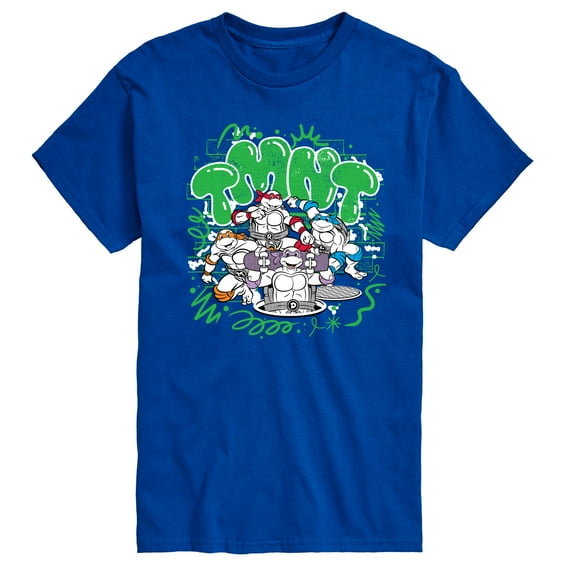 Teenage Mutant Ninja Turtles - TMNT Paint Logo - Men's Short Sleeve Graphic T-Shirt