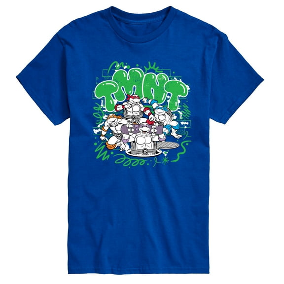 Teenage Mutant Ninja Turtles - TMNT Paint Logo - Men's Short Sleeve Graphic T-Shirt