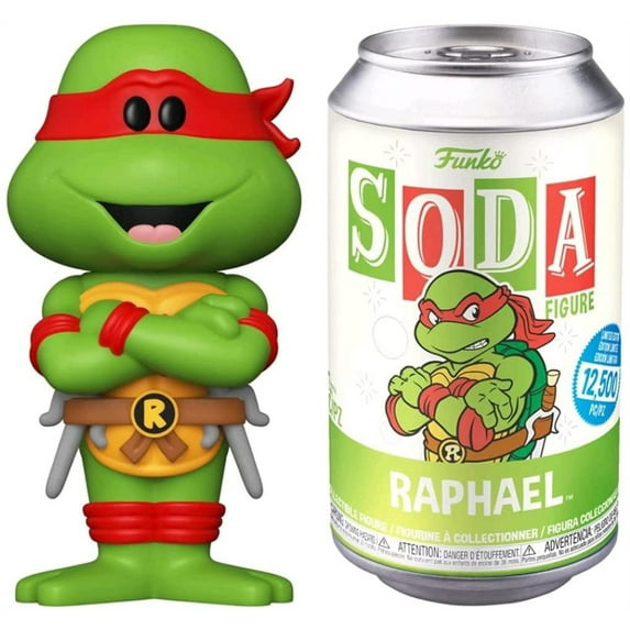 Funko - Vinyl SODA: TMNT-Teenage Mutant Ninja Turtles Raphael w/ Chase