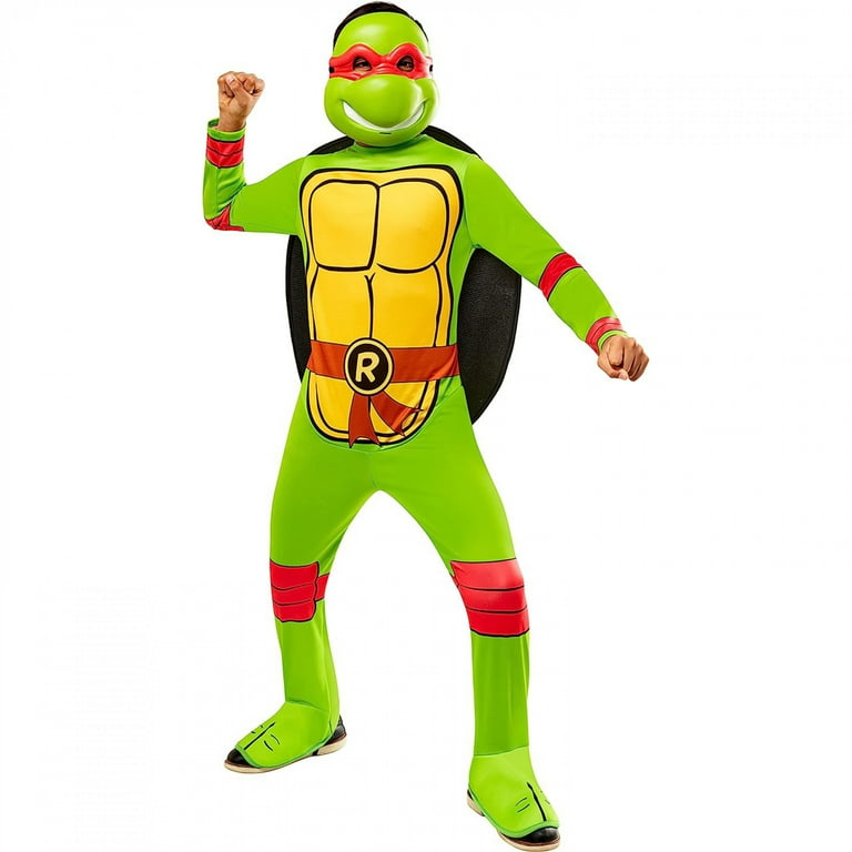 TEENAGE MUTANT NINJA TURTLES RAPHAEL HALLOWEEN COSTUME KIDS - AGE 8-10 -  NEW