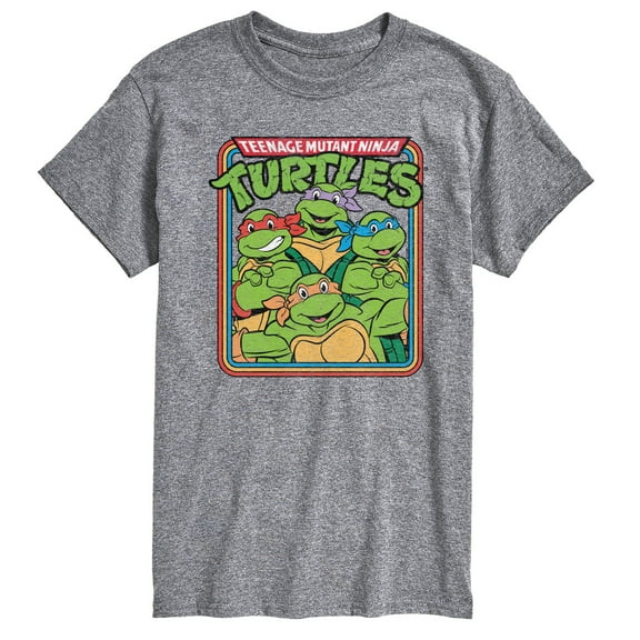 Teenage Mutant Ninja Turtles - TMNT Retro Group - Men's Short Sleeve Graphic T-Shirt