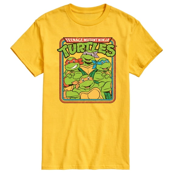 Teenage Mutant Ninja Turtles - TMNT Retro Group - Men's Short Sleeve Graphic T-Shirt