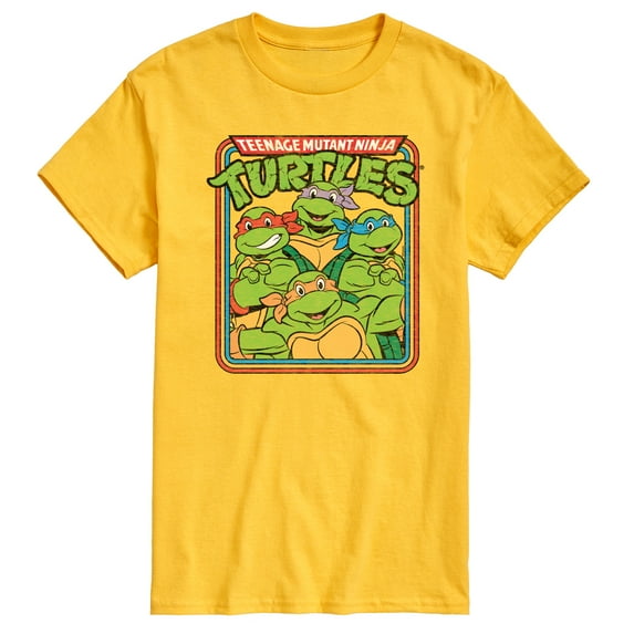Teenage Mutant Ninja Turtles - TMNT Retro Group - Men's Short Sleeve Graphic T-Shirt