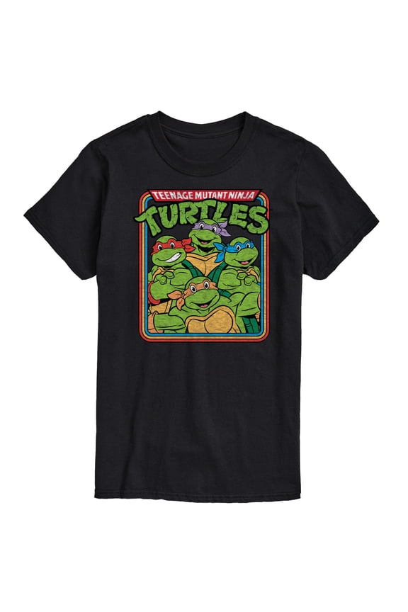 - TMNT Retro Group - Men's Short Sleeve Graphic T-Shirt