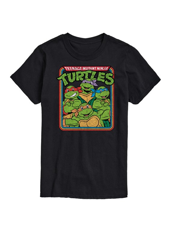 - TMNT Retro Group Men's Short Sleeve Graphic T-Shirt