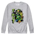thumbnail image 1 of Teenage Mutant Ninja Turtles - TMNT Skateboards - Men's Crew Neck Fleece Pullover, 1 of 5