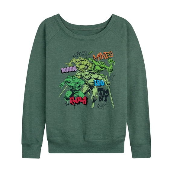 Teenage Mutant Ninja Turtles - TMNT Street - Women's French Terry Long Sleeve Pullover