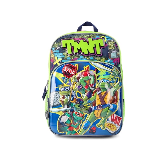 Teenage Mutant Ninja Turtles Boys' 17" 3D Glow In The Dark Backpack, Green