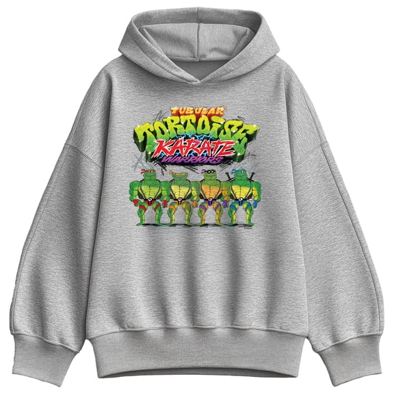 Teenage Mutant Ninja Turtles - TMNT Turtles - Ladies Oversized Fleece Hoodie Sweatshirt