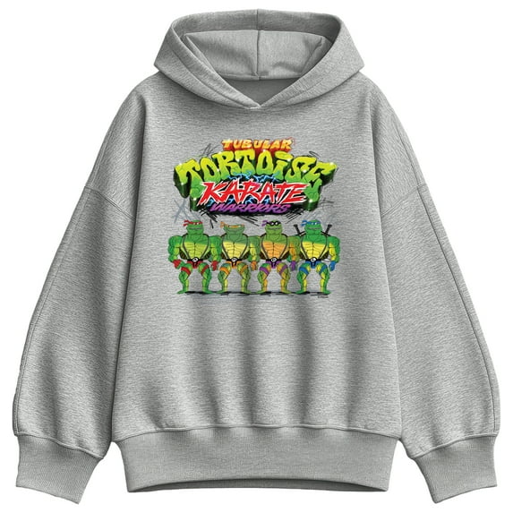 Teenage Mutant Ninja Turtles - TMNT Turtles - Ladies Oversized Fleece Hoodie Sweatshirt