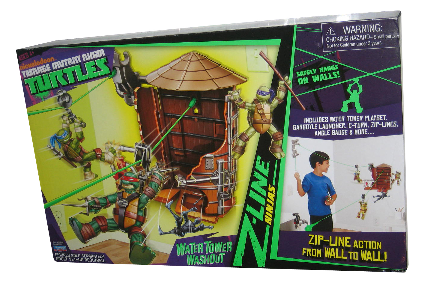 Teenage Mutant Ninja Turtles TMNT Z-Line Water Tower Washout Toy Playset - image 1 of 2