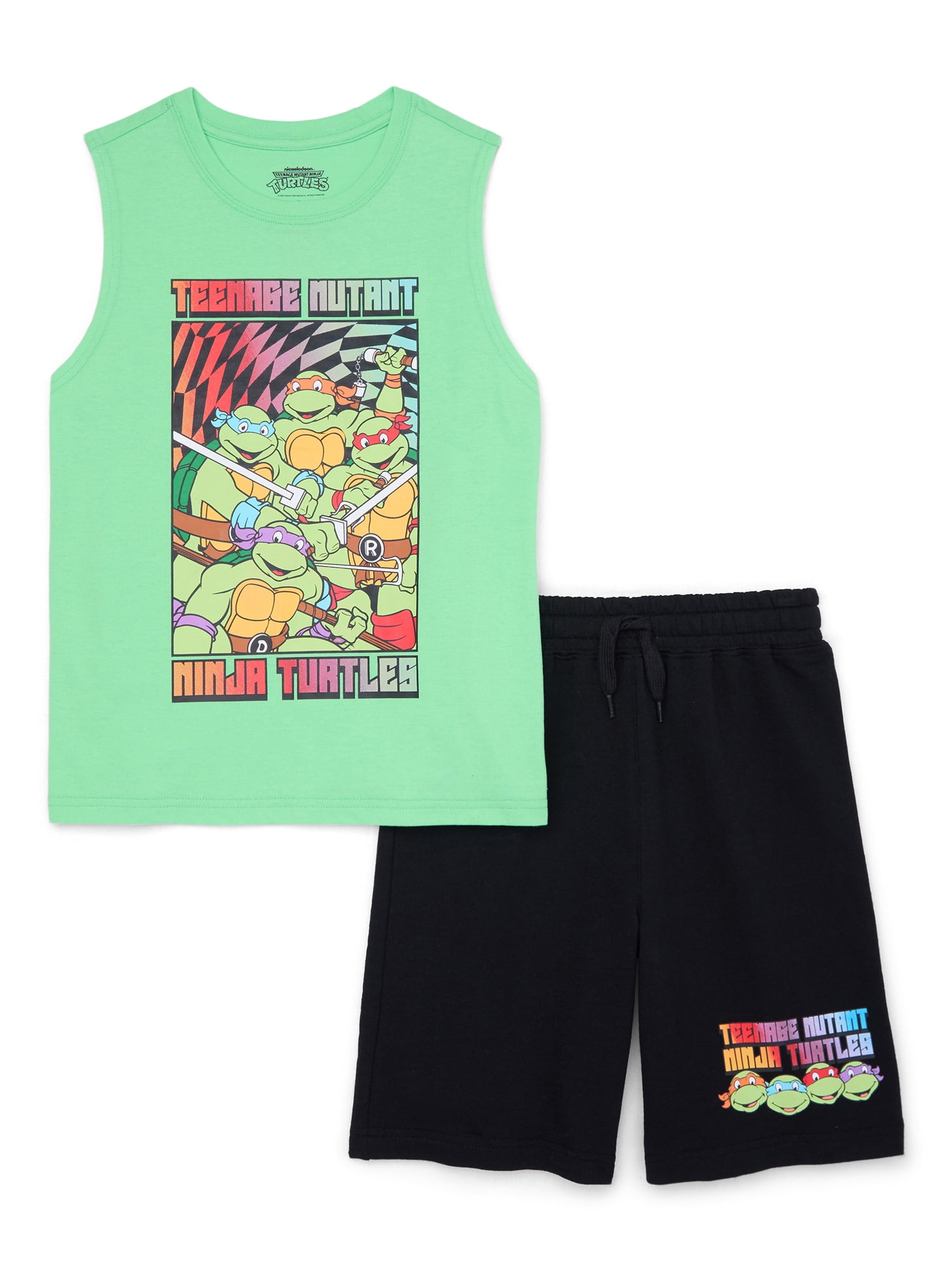 Teenage Mutant Ninja Turtles Tank Top and Shorts Set, Size XSL