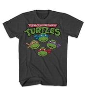 Teenage Mutant Ninja Turtles The Four Heads Licensed Adult T-Shirt M