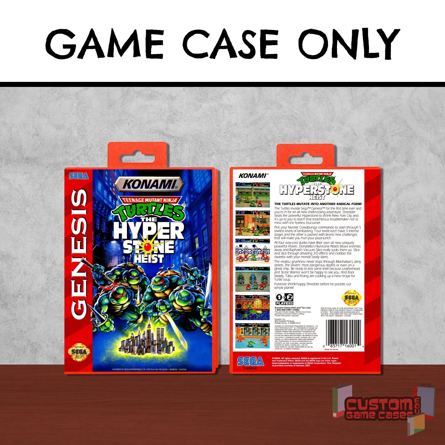 Teenage Mutant Ninja Turtles: The Hyperstone Heist | (SGR) Sega Genesis -  Game Case Only - No Game - Walmart.com