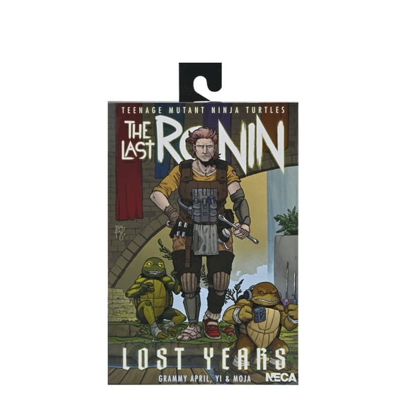 NECA Teenage Mutant Ninja Turtles (Ronin The Lost Years) 7" Scale April with Baby Yi & Moj Action Figure