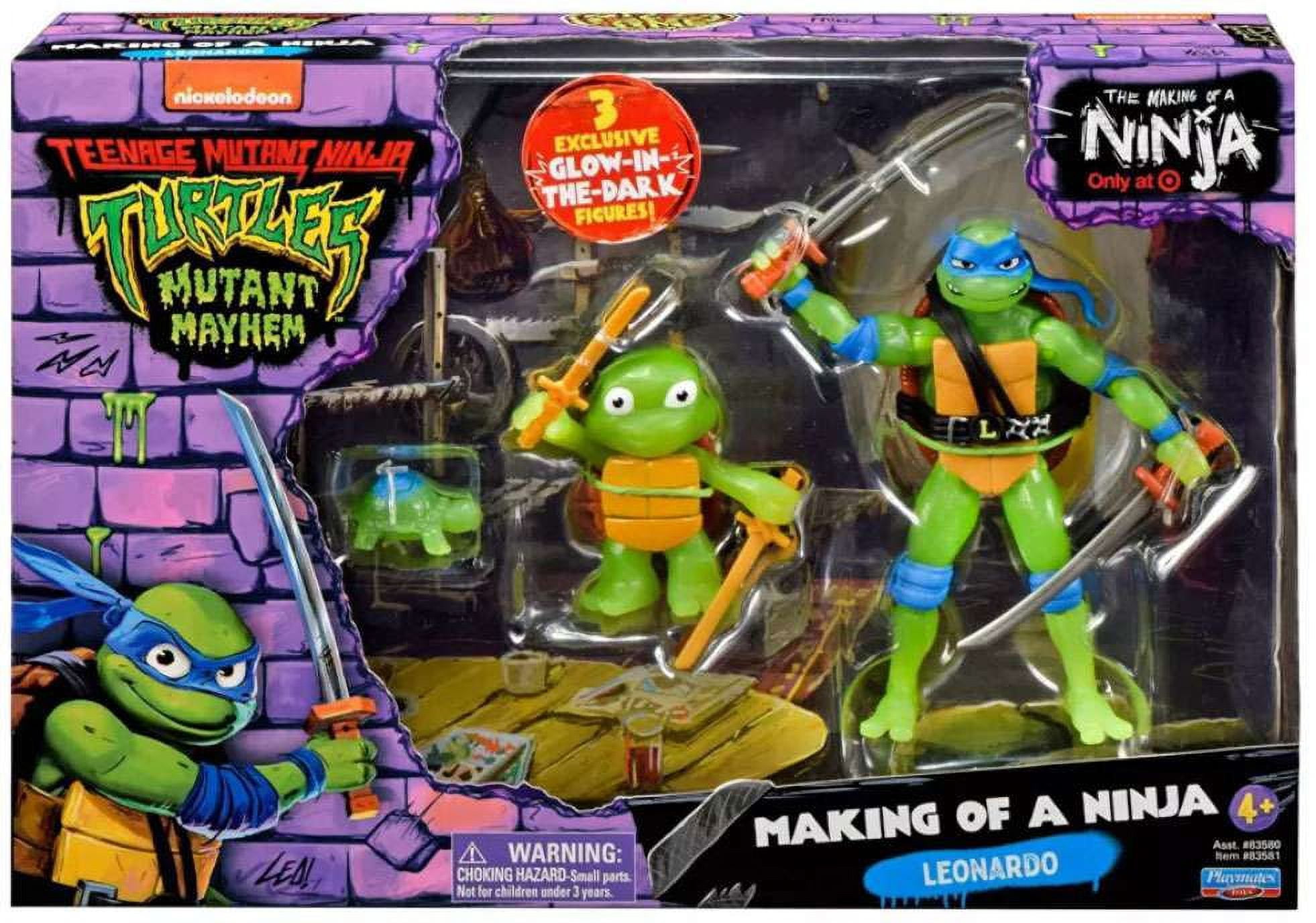 Teenage Mutant Ninja Turtles The Making of a Ninja Leonardo Action Figure Set