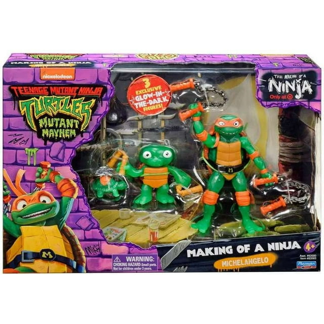 Teenage Mutant Ninja Turtles The Making of a Ninja Michelangelo Action