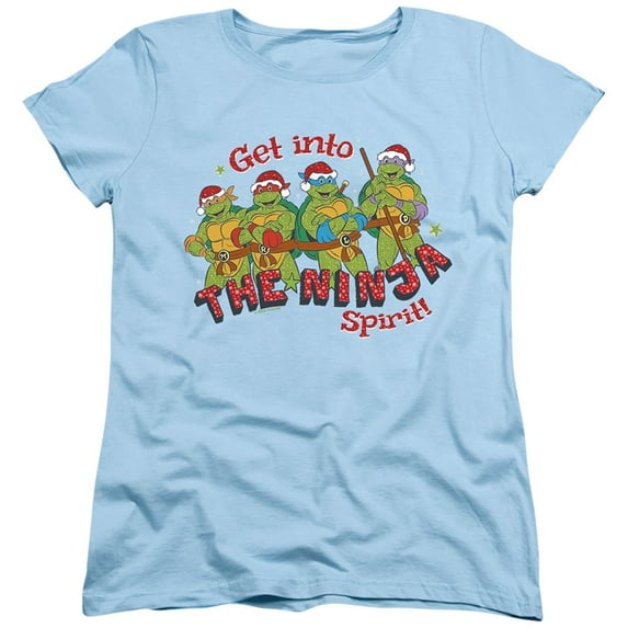 Teenage Mutant Ninja Turtles The Ninja Christmas Spirit Women's T Shirt